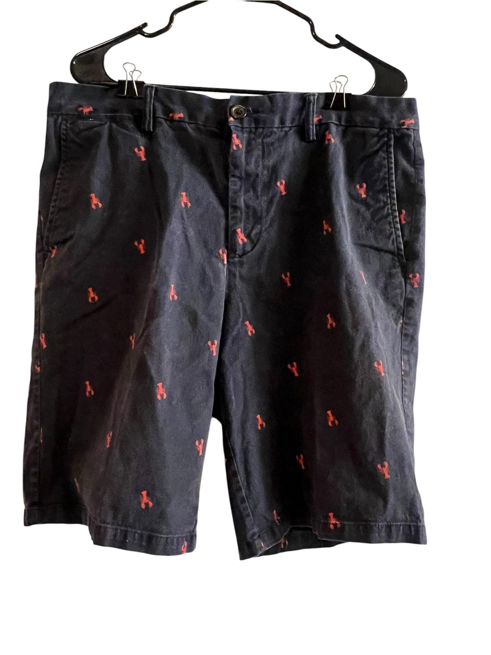 Old Navy Ultimate Slim Built-In Flex Lobster Print Shorts 36